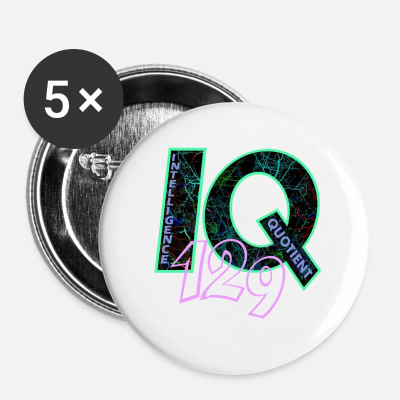 IQ 129 - Buttons large 2.2''/56 mm (5-pack) - white