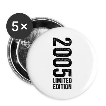 2005 Anniversary Gift 2005 Limited Edition 2005 - Buttons large 2.2''/56 mm (5-pack) - white - Front