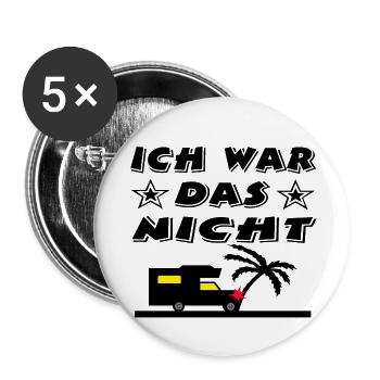 Voiture - Lot de 5 grands badges (56 mm) - blanc - Devant