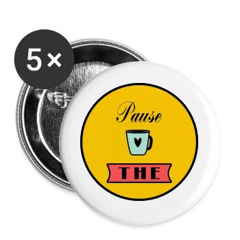 anniversary. Anniversary Decade. humor. funny - Buttons large 2.2''/56 mm (5-pack) - white - Front