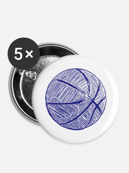 BB Kulli - Buttons groß 56 mm (5er Pack) - Weiß