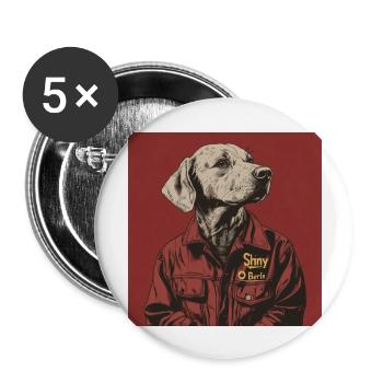 My friend Owen - Buttons groß 56 mm (5er Pack) - Weiß - Vorne