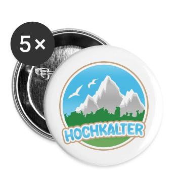High-Cold High-Cold - Buttons large 2.2''/56 mm (5-pack) - white - Front