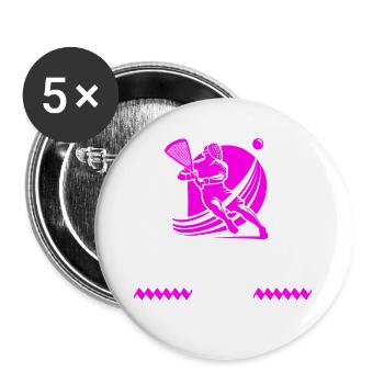 Jai Alai ist leben - Buttons groß 56 mm (5er Pack) - Weiß - Vorne