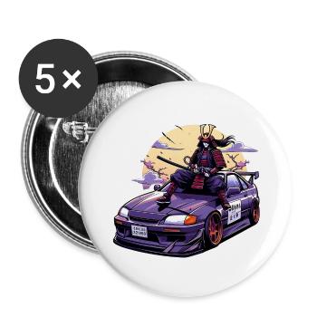 総長 Sōchō Tuning - Buttons groß 56 mm (5er Pack) - Weiß - Vorne