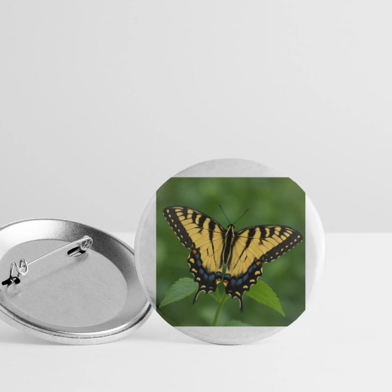 Machaon tigré de l’Est Lot de 5 grands badges (56 mm)
