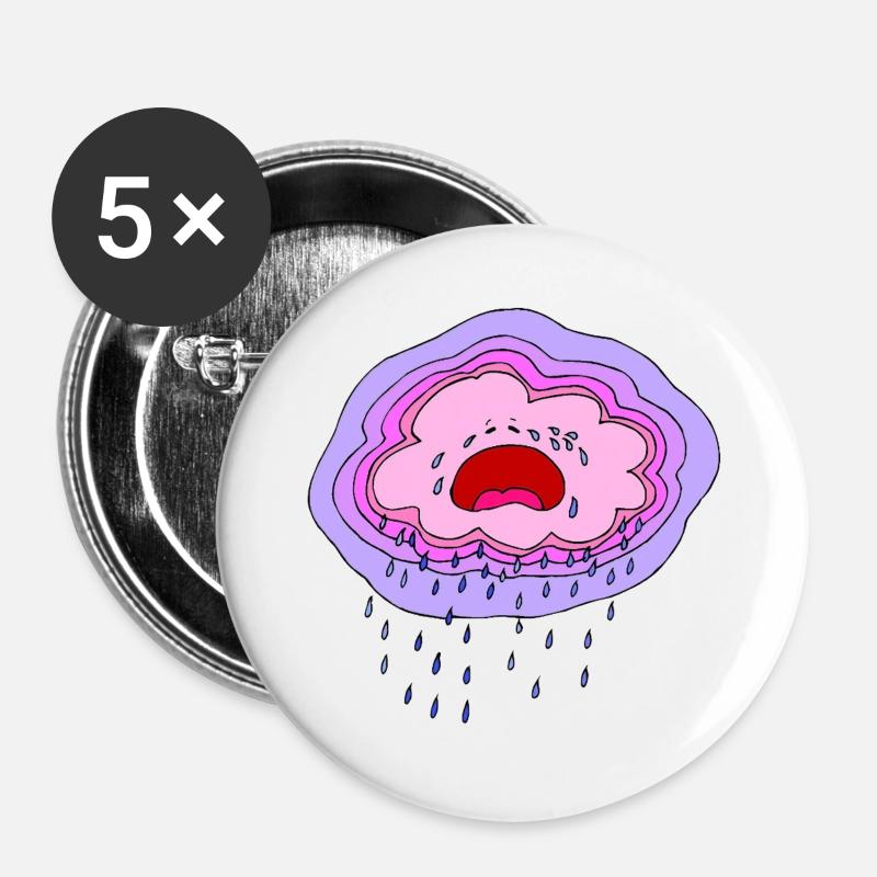 Baby Collection Summer Sun 03 - Buttons large 2.2''/56 mm (5-pack) - white