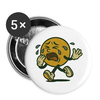Drama Queen – When Everything Is Too Much - Buttons large 2.2''/56 mm (5-pack) - white - Front