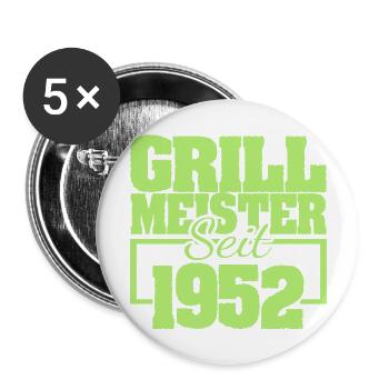 1952 - Buttons large 2.2''/56 mm (5-pack) - white - Front
