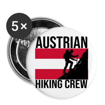 Austrian Hiking Crew Hiking Shirt - Buttons large 2.2''/56 mm (5-pack) - white - Front