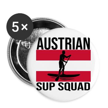 Austrian SUP Crew Paddle Shirt - Buttons large 2.2''/56 mm (5-pack) - white - Front