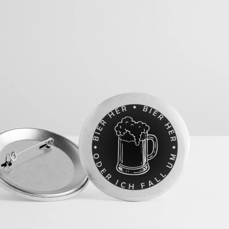 Bees here - Oder ich fall um! Buttons large 2.2''/56 mm (5-pack)