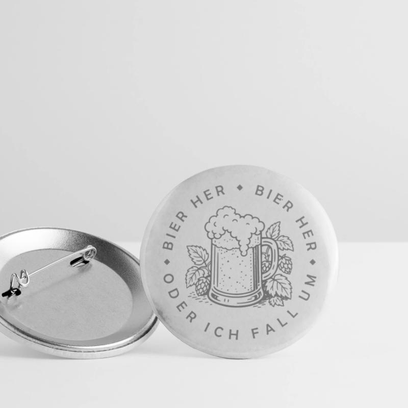 Bees here - Oder ich fall um! Buttons large 2.2''/56 mm (5-pack)