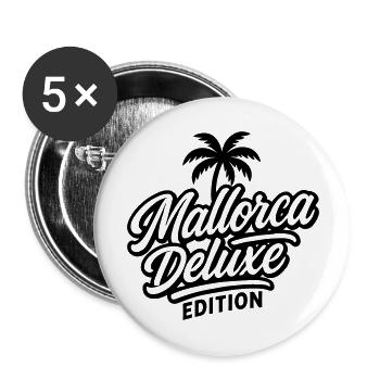 Majorque Édition Deluxe - Lot de 5 grands badges (56 mm) - blanc - Devant