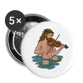 Näcken - Buttons large 2.2''/56 mm (5-pack) - white - Front