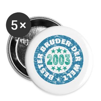 2003 - Buttons large 2.2''/56 mm (5-pack) - white - Front