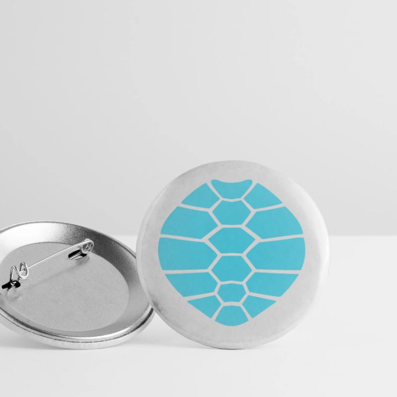 Turtle shell pattern turtle icon cool Buttons large 2.2''/56 mm (5-pack)
