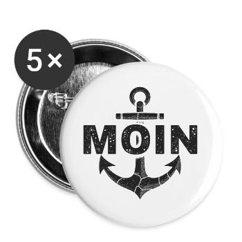 Anchor Moin Home Northern Germany - Buttons large 2.2''/56 mm (5-pack) - white - Front
