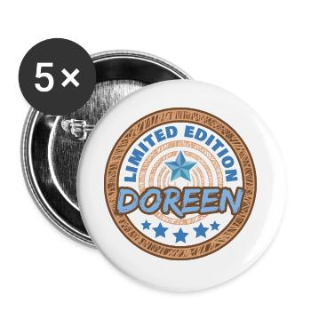Doreen Doreen - Buttons large 2.2''/56 mm (5-pack) - white - Front