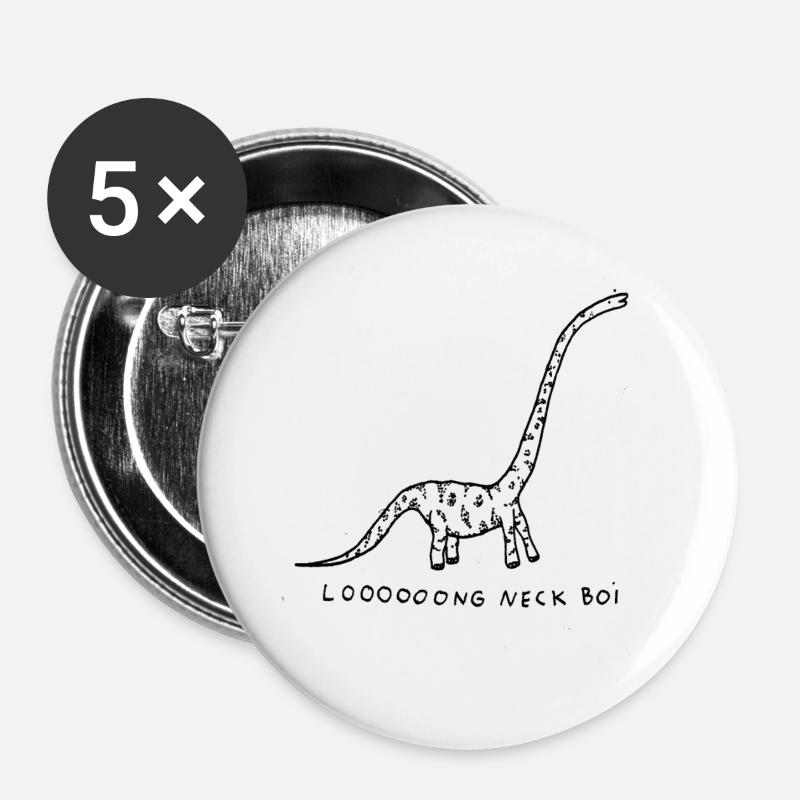 Loooooong_Neck_Boi - Buttons large 2.2''/56 mm (5-pack) - white