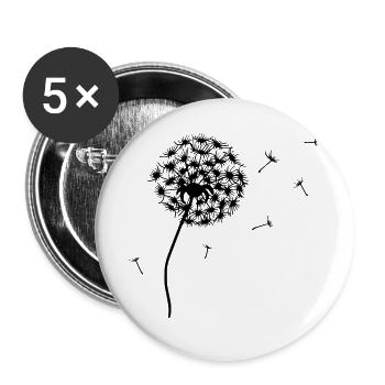 SAMILA-LAI Pusti - The Original by heavenlygoods - Buttons large 2.2''/56 mm (5-pack) - white - Front