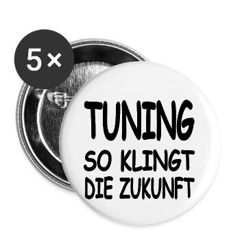 tuning - Buttons large 2.2''/56 mm (5-pack) - white - Front