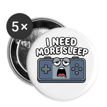 Lack of Sleep Gaming Controller - Buttons large 2.2''/56 mm (5-pack) - white - Front