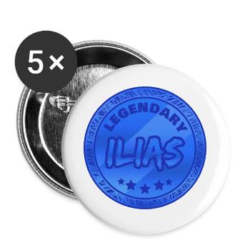 Cadeau pour l’Iliade - Lot de 5 grands badges (56 mm) - blanc - Devant