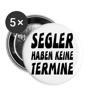 Voile - Lot de 5 grands badges (56 mm) - blanc - Devant