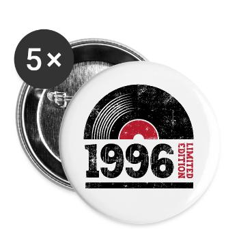 Vintage 1996 - Buttons large 2.2''/56 mm (5-pack) - white - Front