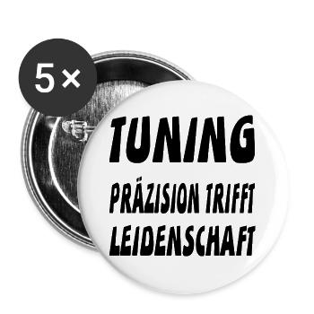 tuning - Buttons large 2.2''/56 mm (5-pack) - white - Front