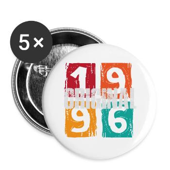 Original 1996 - Buttons large 2.2''/56 mm (5-pack) - white - Front