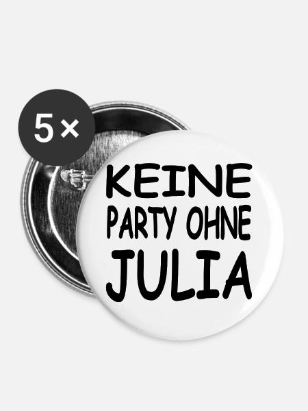 Julia - Buttons groß 56 mm (5er Pack) - Weiß