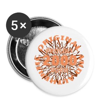 2000 - Buttons large 2.2''/56 mm (5-pack) - white - Front