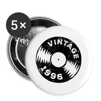 30e anniversaire du millésime 1996 - Lot de 5 grands badges (56 mm) - blanc - Devant