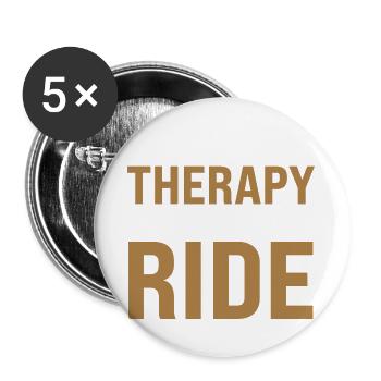 I Just Need To Ride - Buttons groß 56 mm (5er Pack) - Weiß - Vorne
