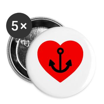 Sail - Buttons large 2.2''/56 mm (5-pack) - white - Front