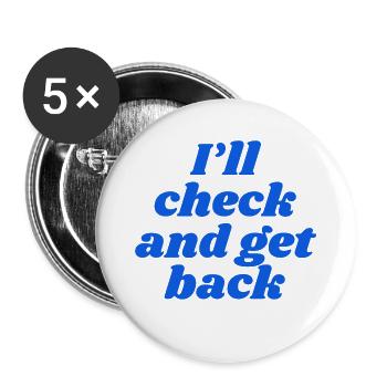 I'll check and get back - Buttons large 2.2''/56 mm (5-pack) - white - Front
