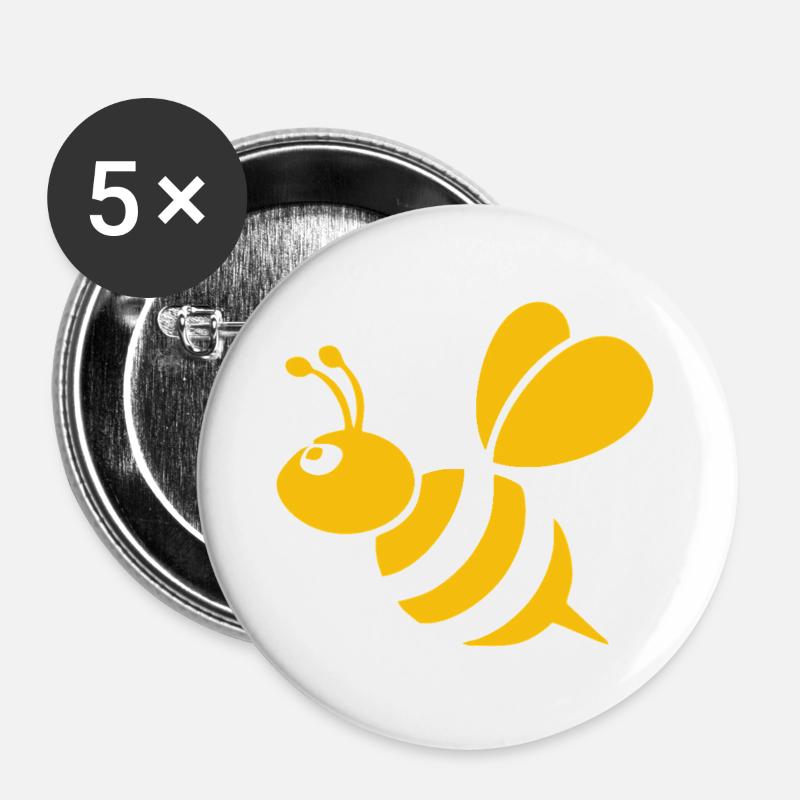 Baker - Buttons large 2.2''/56 mm (5-pack) - white