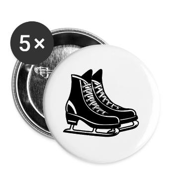 Skates - Buttons large 2.2''/56 mm (5-pack) - white - Front