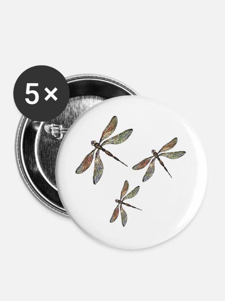 wichtig - Buttons groß 56 mm (5er Pack) - Weiß