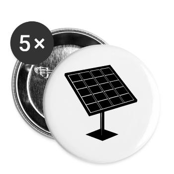 Solar panel - Buttons large 2.2''/56 mm (5-pack) - white - Front