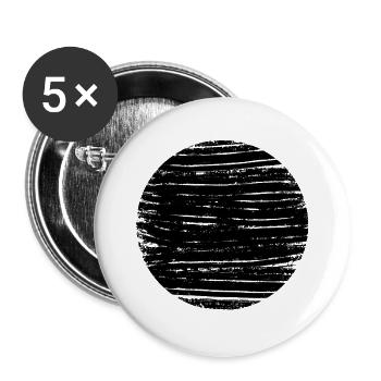 Schwarz graffiti Hintergrund  - Buttons groß 56 mm (5er Pack) - Weiß - Vorne