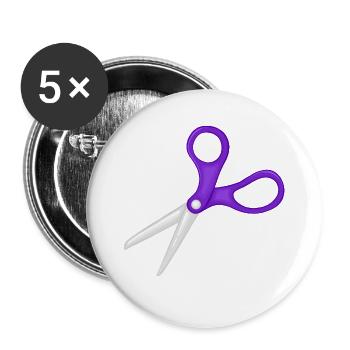 Little Thing Grafiken - Buttons groß 56 mm (5er Pack) - Weiß - Vorne