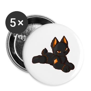 Shui (Bella Donna‘s wicked world) - Buttons groß 56 mm (5er Pack) - Weiß - Vorne