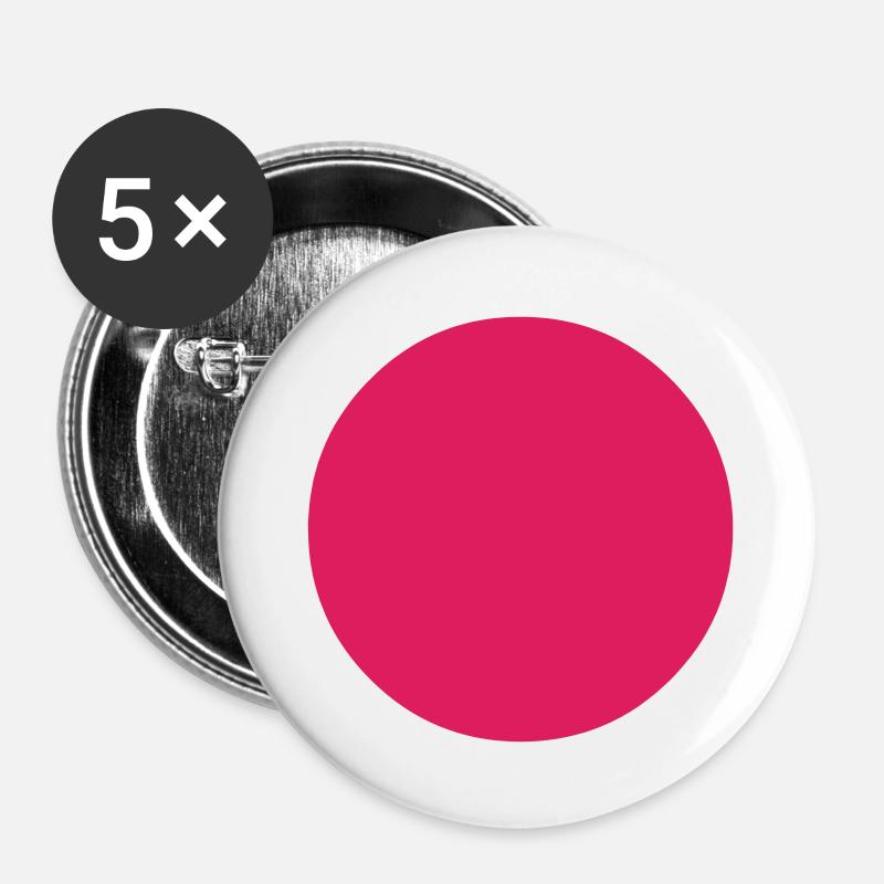circle - Buttons large 2.2''/56 mm (5-pack) - white