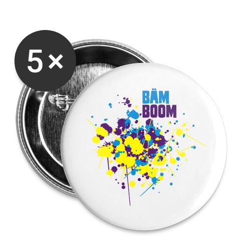 Bäm Boom - Buttons groß 56 mm (5er Pack)