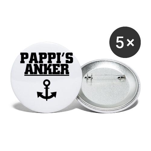 Pappis Anker - Buttons groß 56 mm (5er Pack)