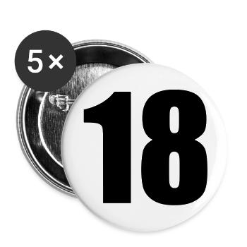 18 - Buttons large 2.2''/56 mm (5-pack) - white - Front