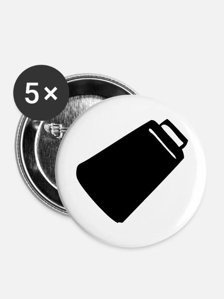 Cowbell - Buttons large 2.2''/56 mm (5-pack) - white